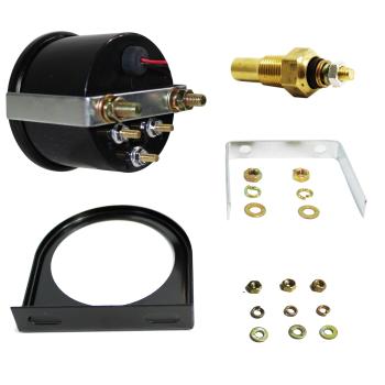 Wassertemperatur "Youngtimer", Rallye (21116V-2), Ø 52mm (40~120°C), schwarz